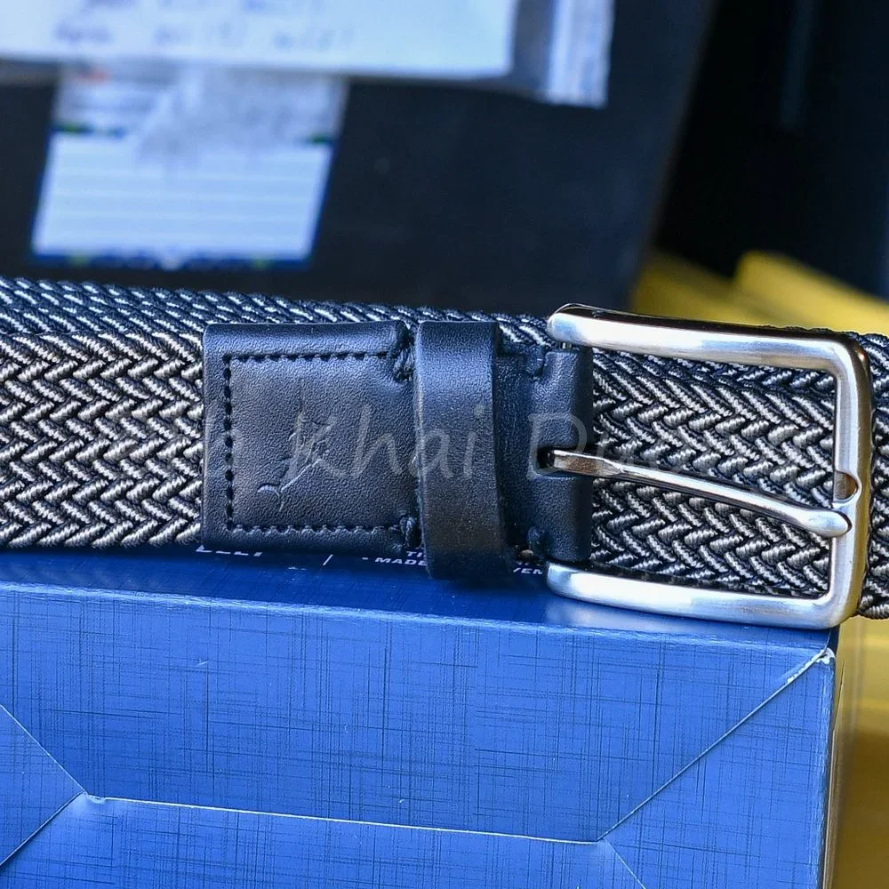 Men Stretch Tommy‎ Bahama Belt Black/Khaki